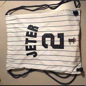 Yankees (Derek Jeter) jawstring bag